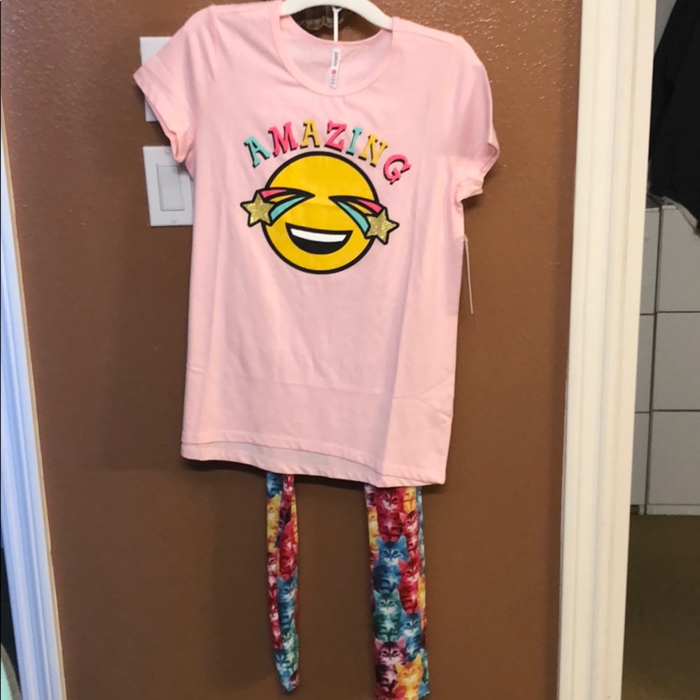 Tunic style tee & leggings